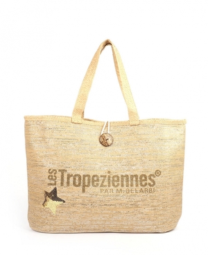 Sac shopping Les Tropeziennes PANAMA Natural Femme|PPZW-26126231